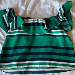 Medium Green Dao Chloe Dao Off the Shoulder Top